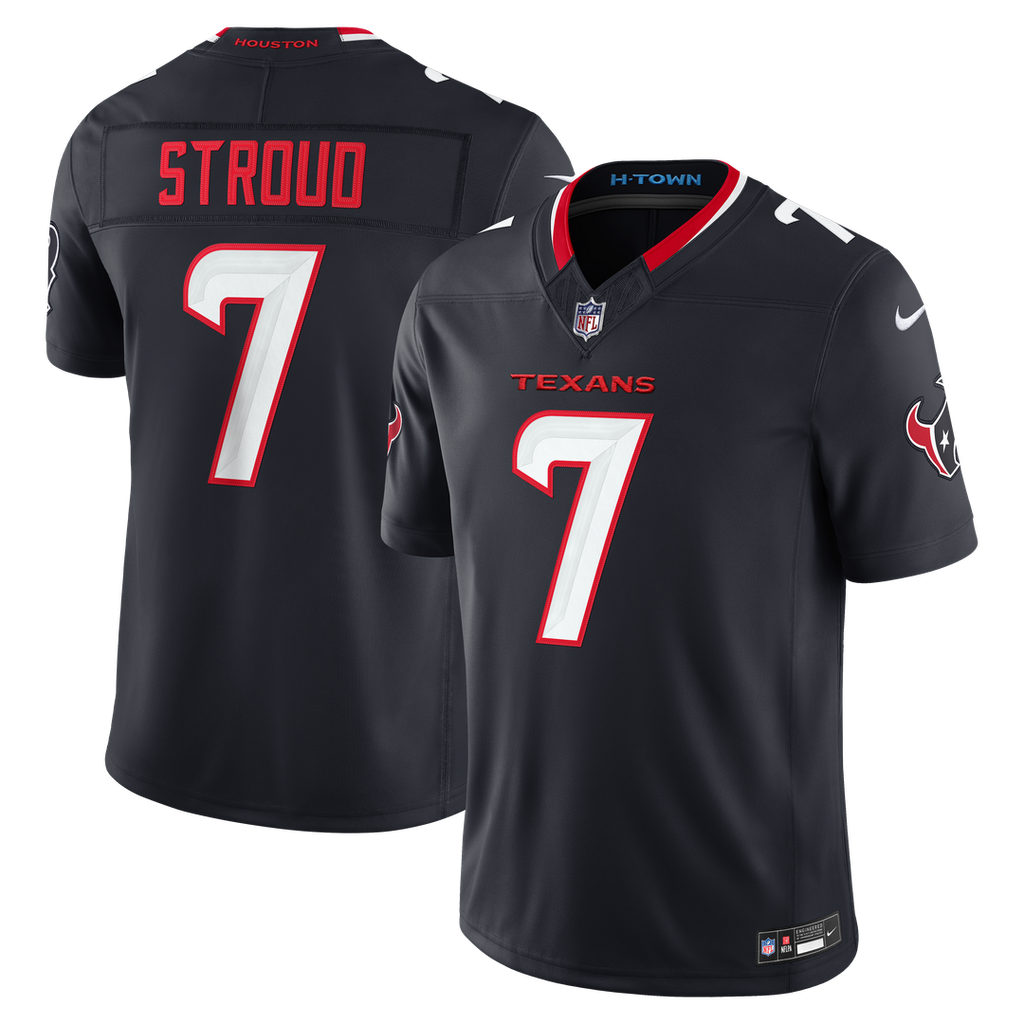 C.J. Stroud Houston Texans Team Vapor F.U.S.E. Stitched Limited Jersey - Navy