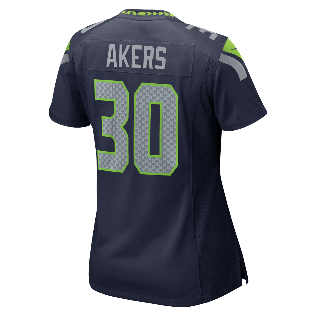 Cam Akers Seattle Seahawks Women's Team Game Jersey - College Navy