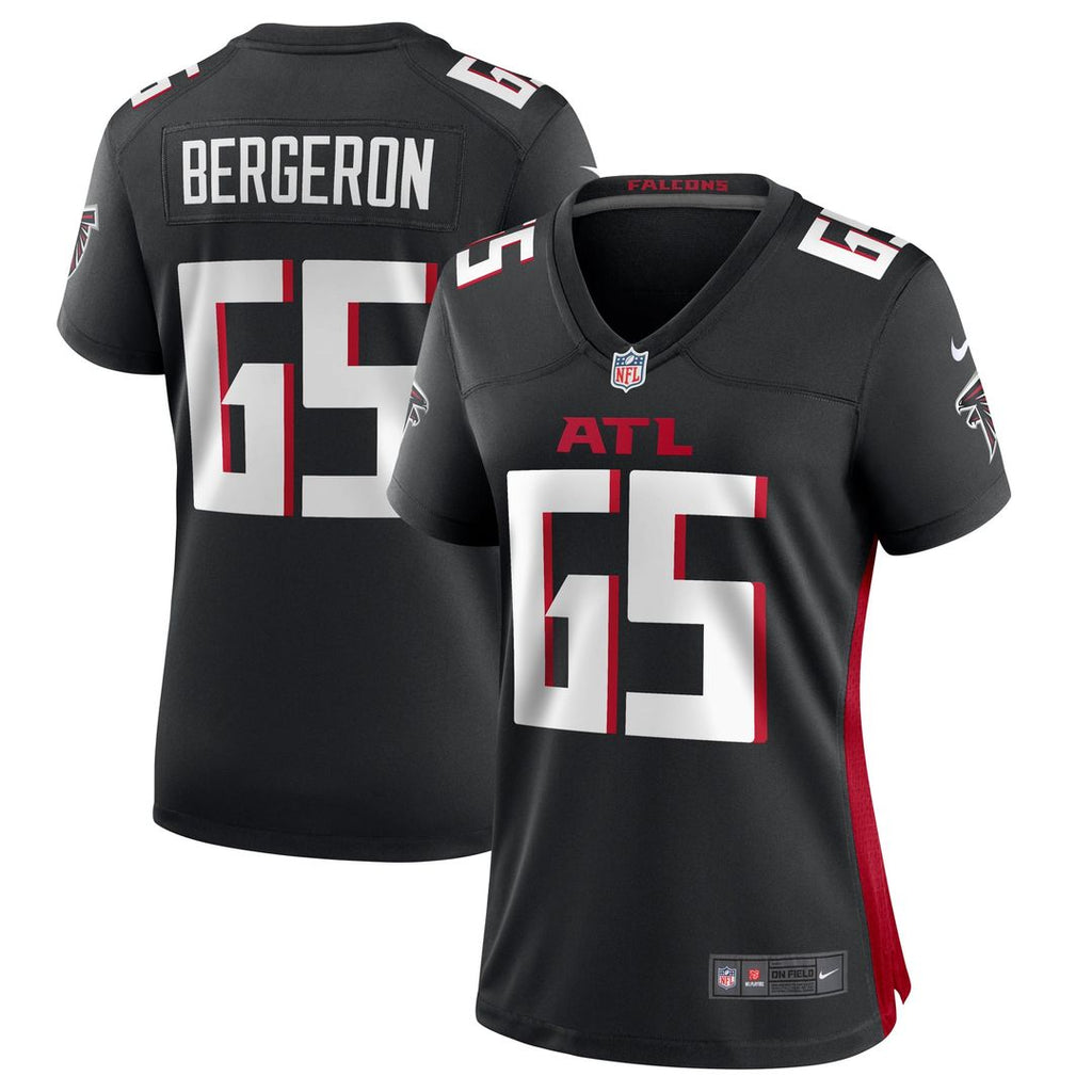 Matthew Bergeron Atlanta Falcons Women's Team Game Jersey - Black