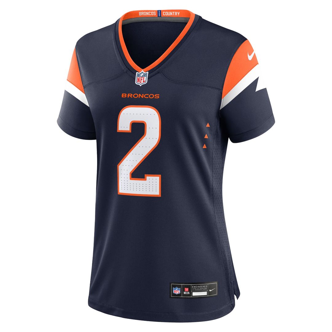 Patrick Surtain II Denver Broncos Women's Team Game Jersey - Orange