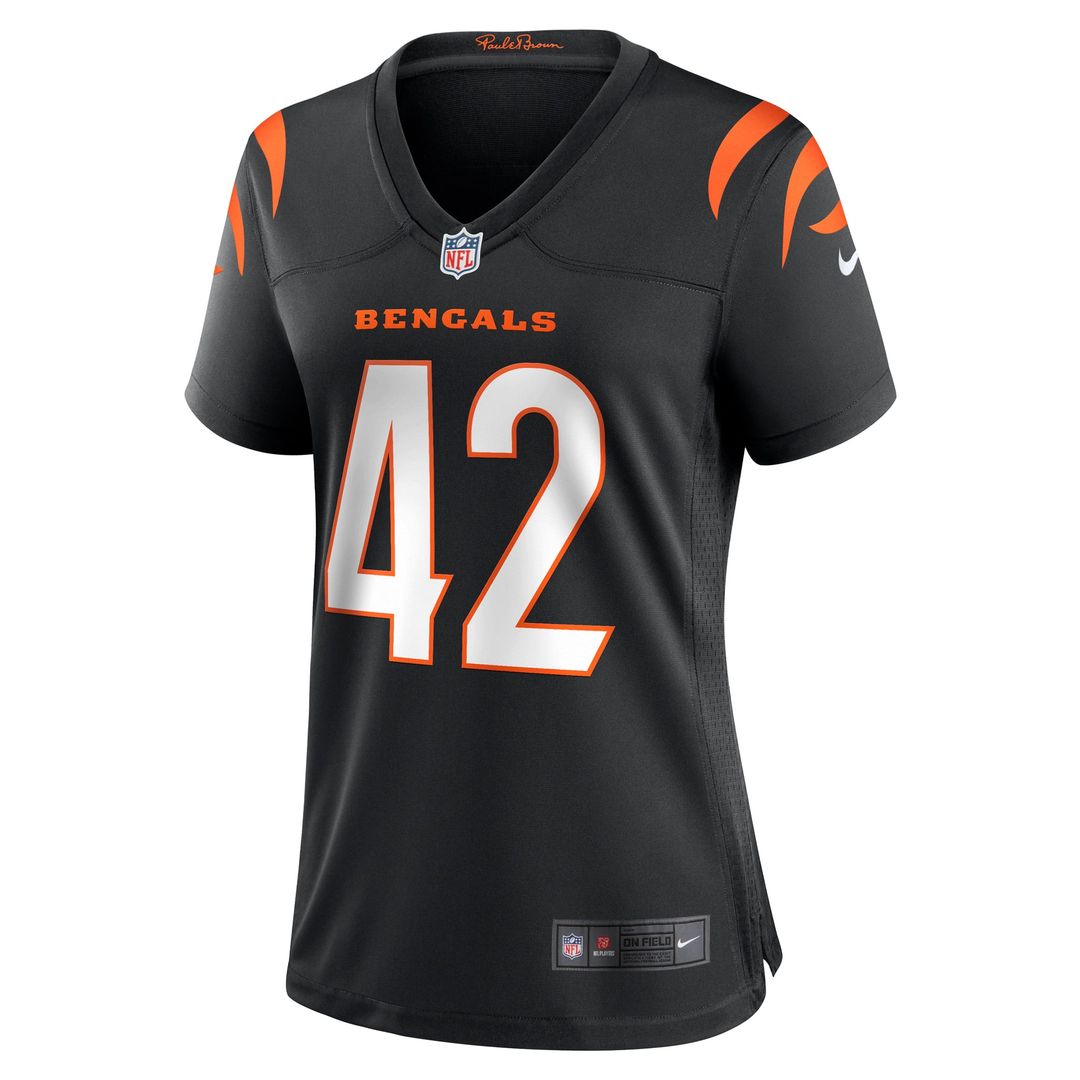 Oren Burks Cincinnati Bengals Women's Team Game Jersey - Black