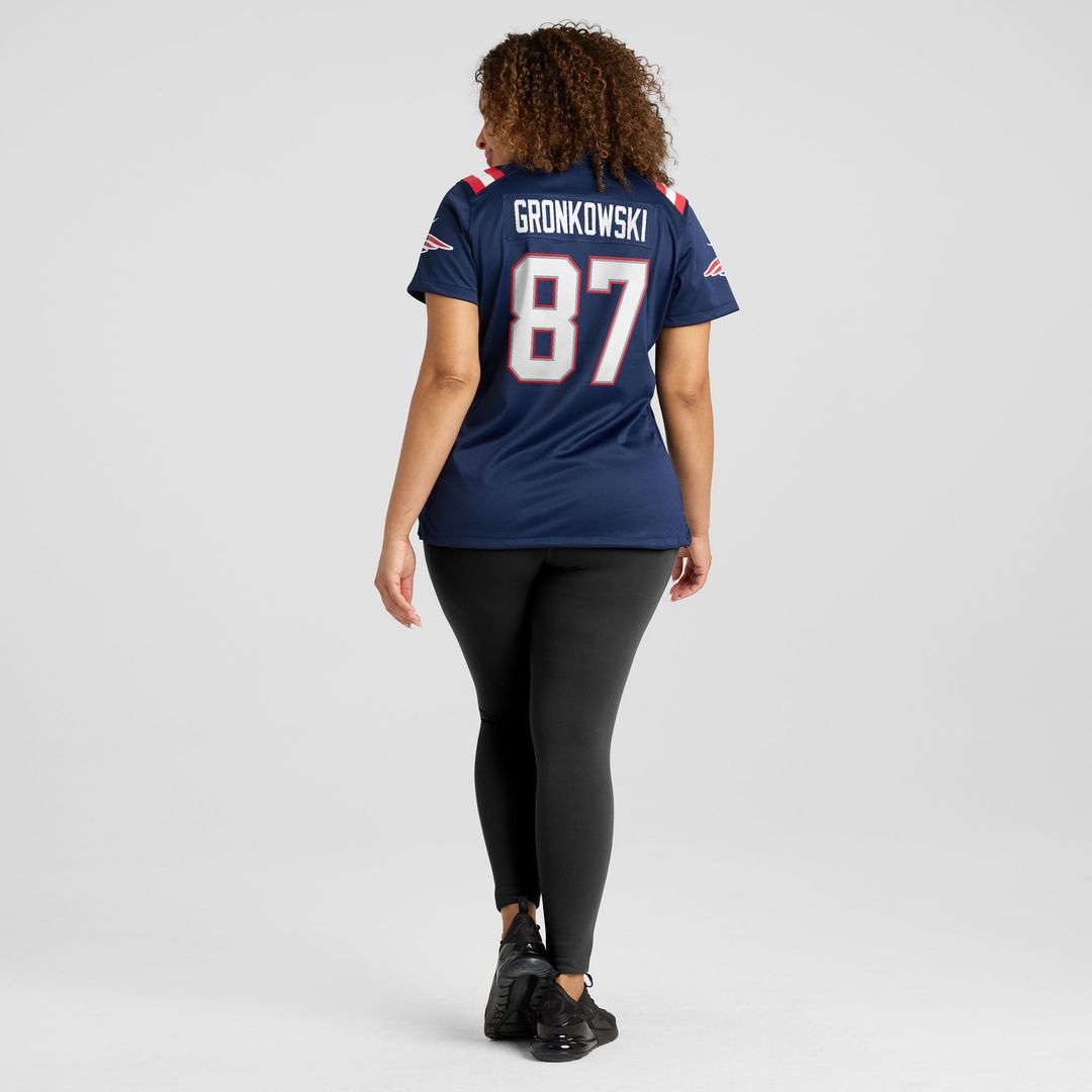 Rob Gronkowski New England Patriots Women's Team Retired Player Game Jersey - Navy