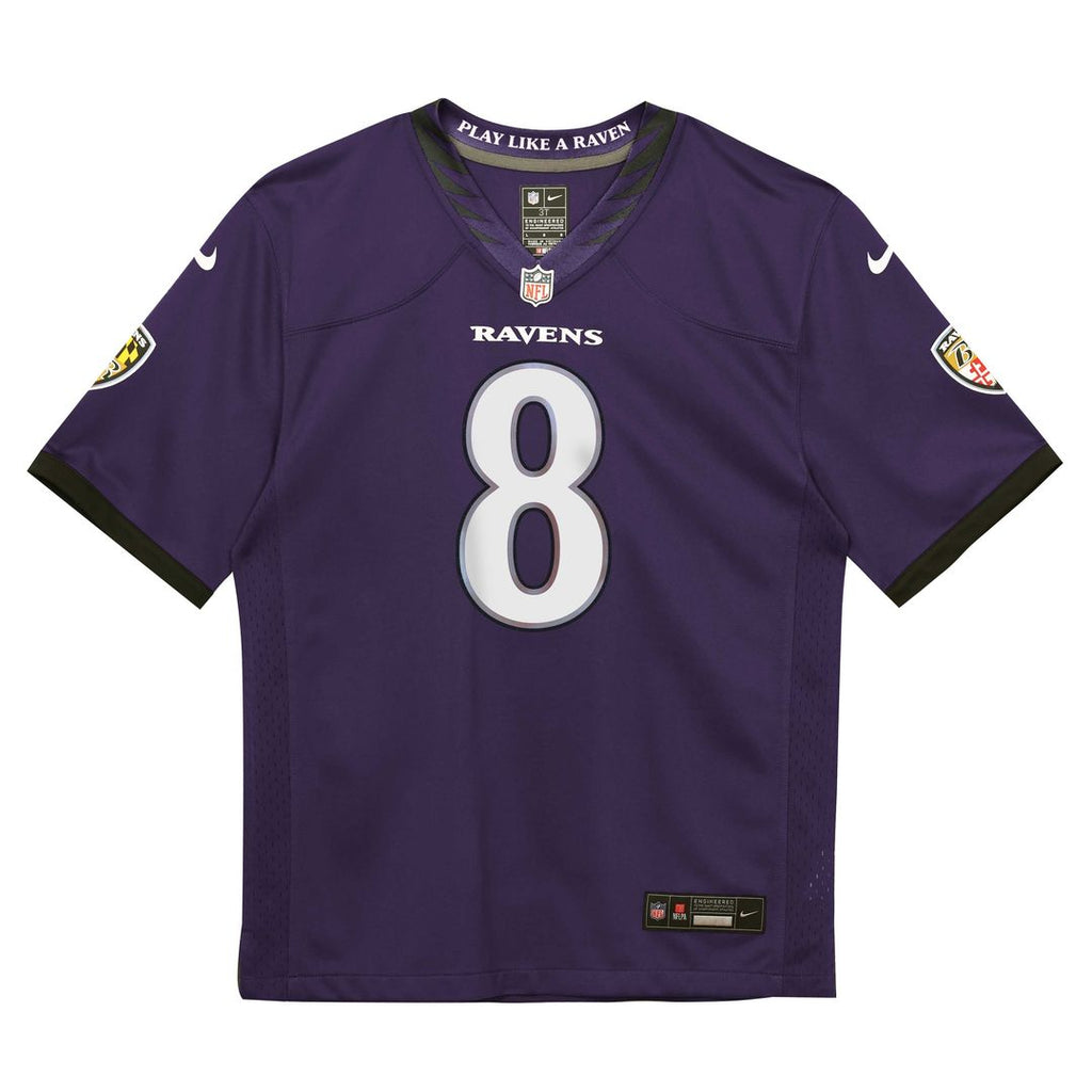 Lamar Jackson Baltimore Ravens Preschool Team Game Jersey - Purple