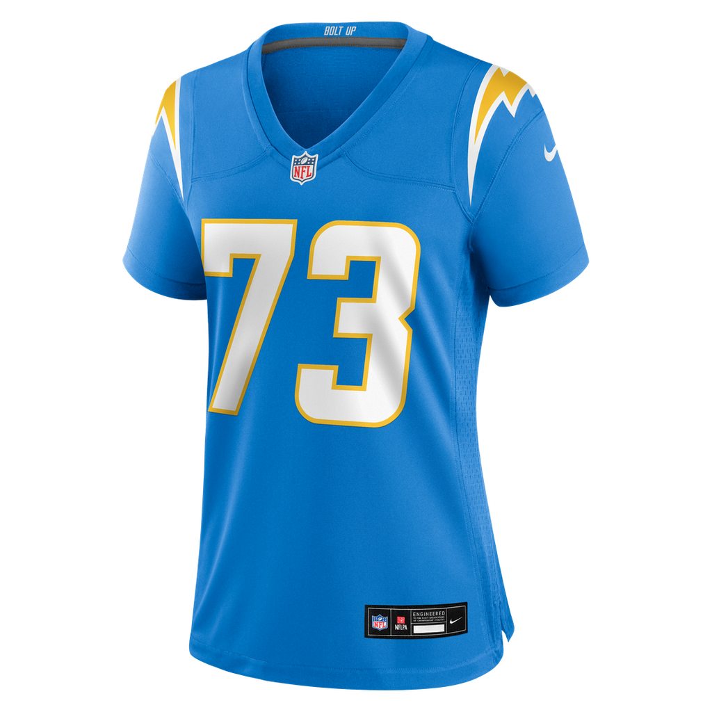 Alex Harkey Los Angeles Chargers Women's Team Game Jersey - Powder Blue