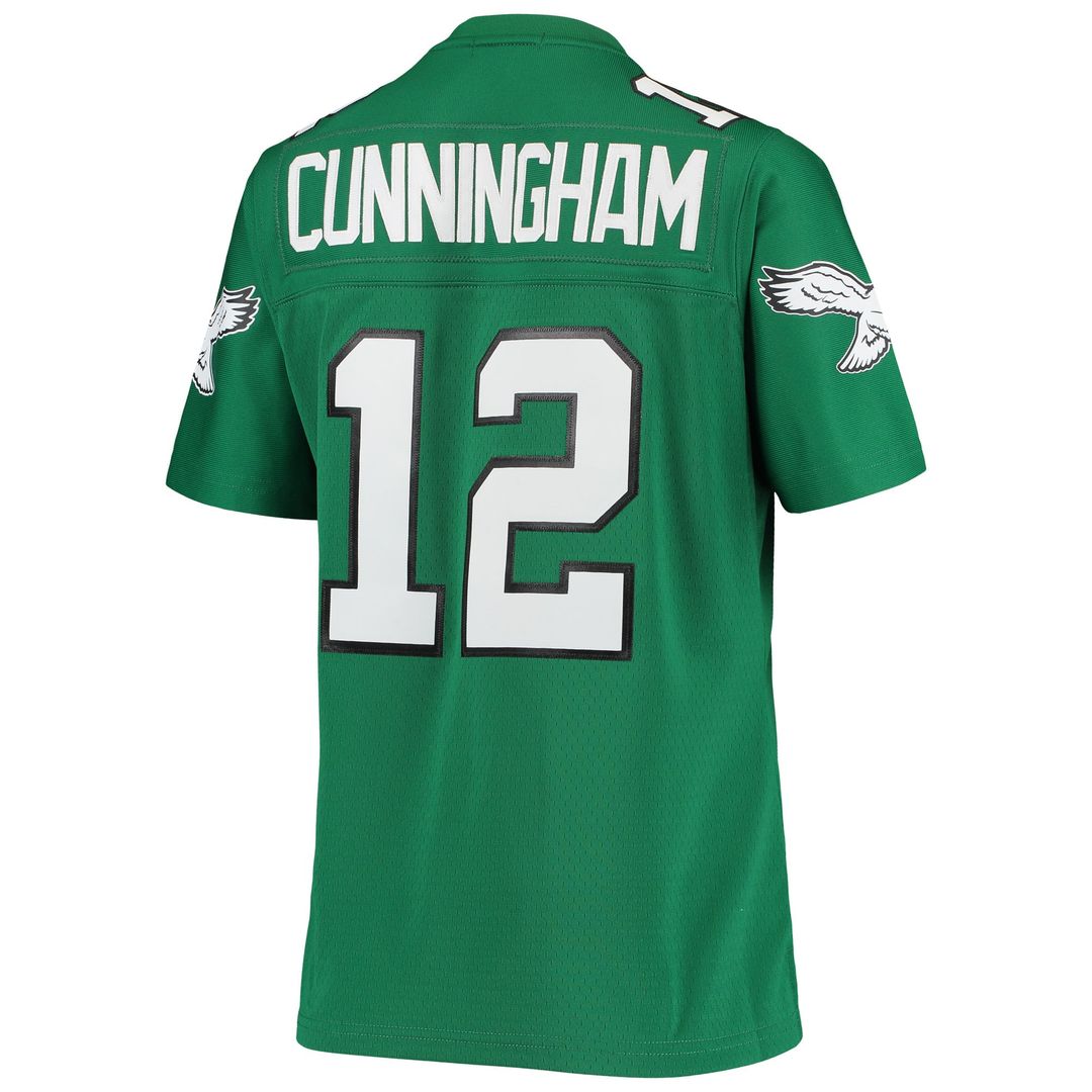 Randall Cunningham Philadelphia Eagles Women's 1990 Legacy Replica Jersey - Kelly Green