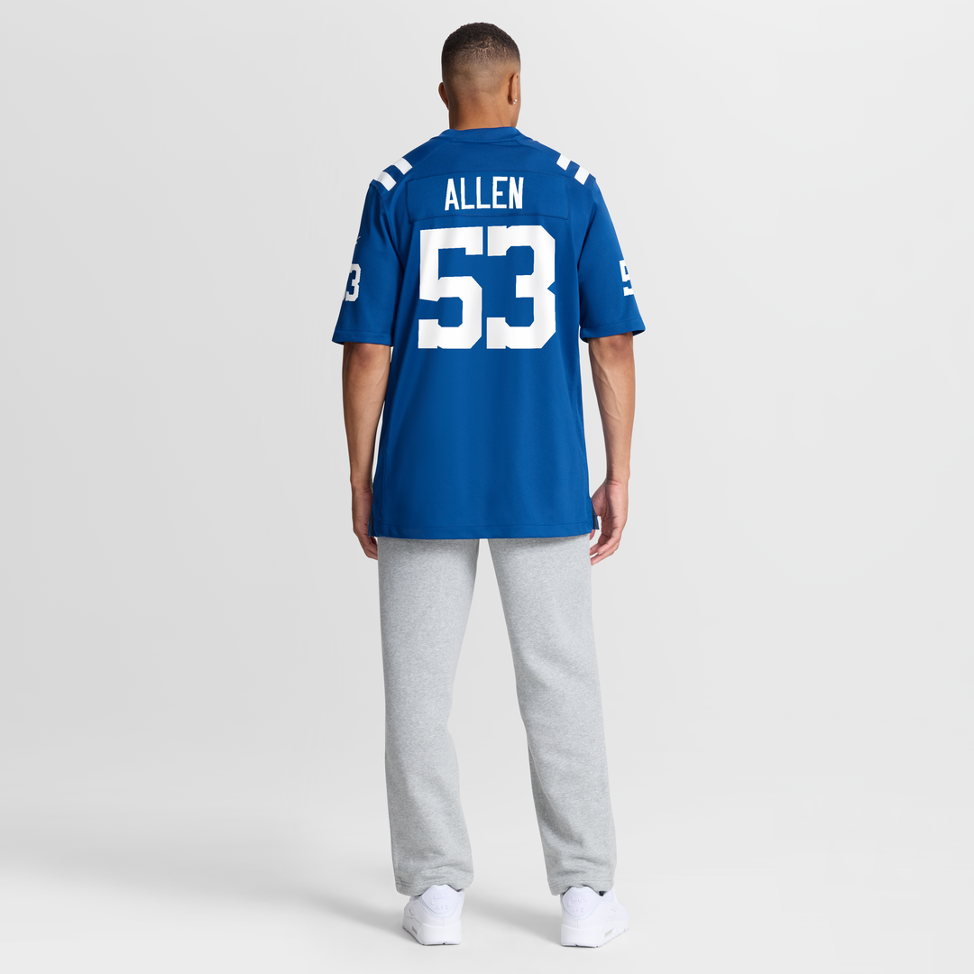 CJ Allen Indianapolis Colts Team Game Jersey - Royal