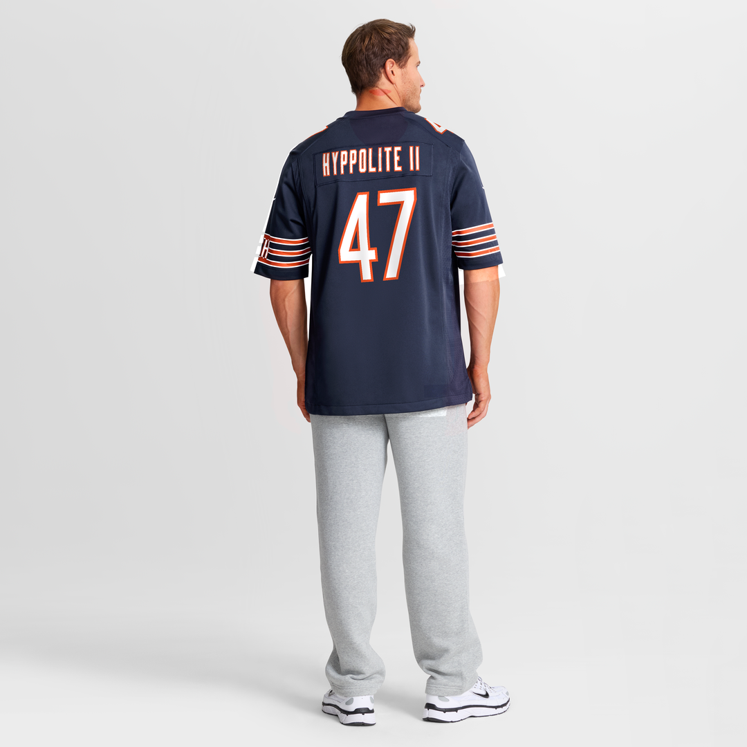 Ruben Hyppolite II Chicago Bears Team Game Jersey - Navy
