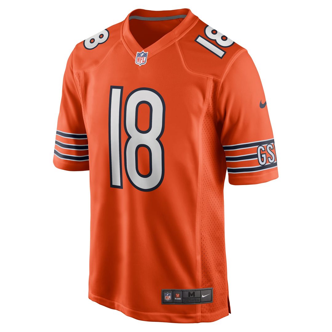 Caleb Williams Chicago Bears First Round Pick Player Game Jersey - White