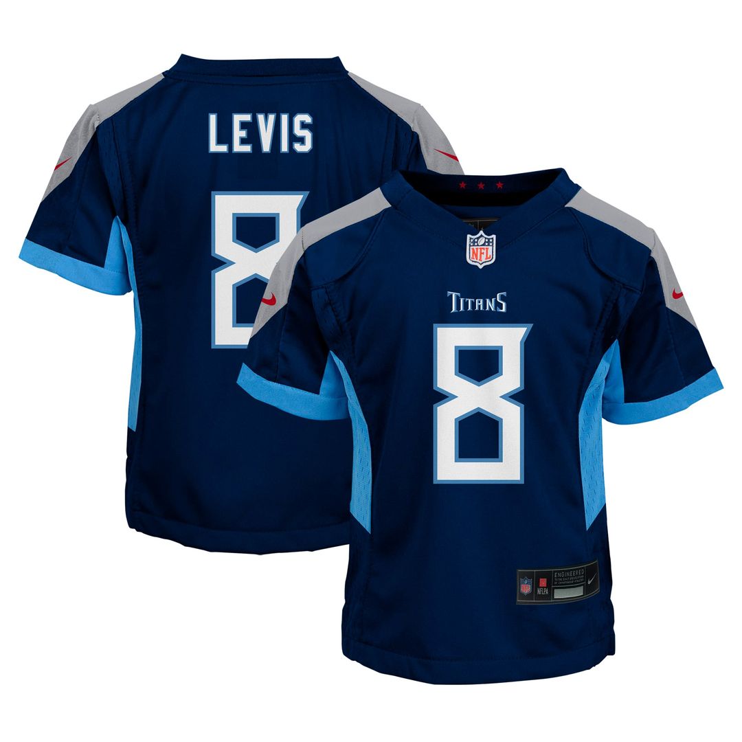 Will Levis Tennessee Titans Toddler Alternate Oilers Throwback Game Jersey - Light Blue