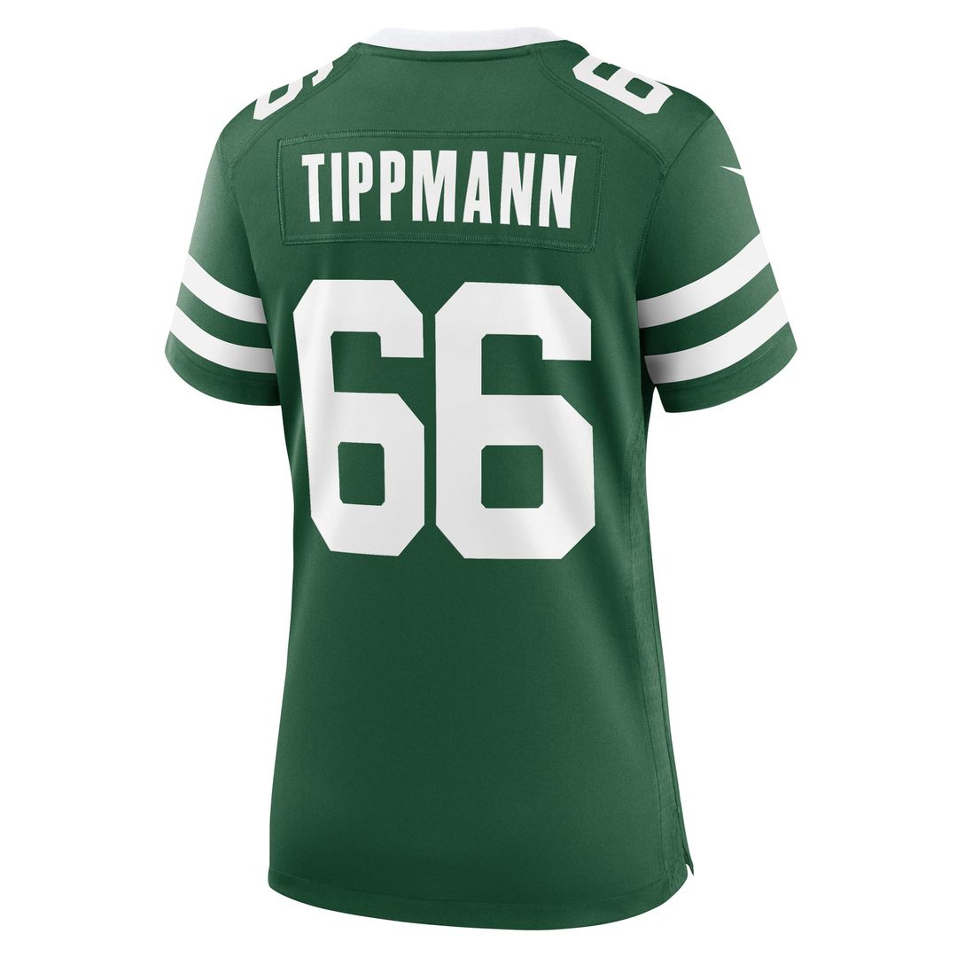 Joe Tippmann New York Jets Women's Game Jersey - Legacy Green