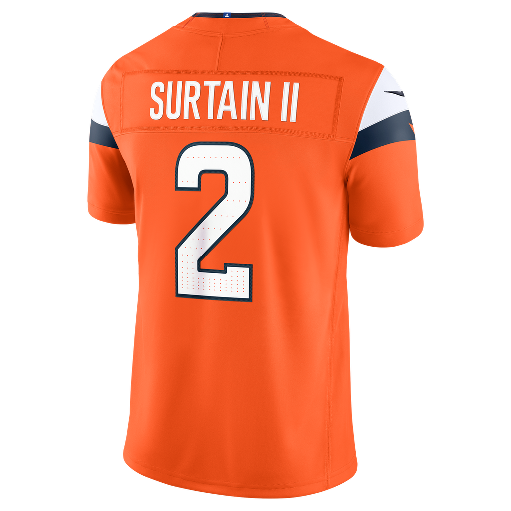 Patrick Surtain II Denver Broncos Alternate Vapor F.U.S.E. Stitched Limited Jersey - Navy