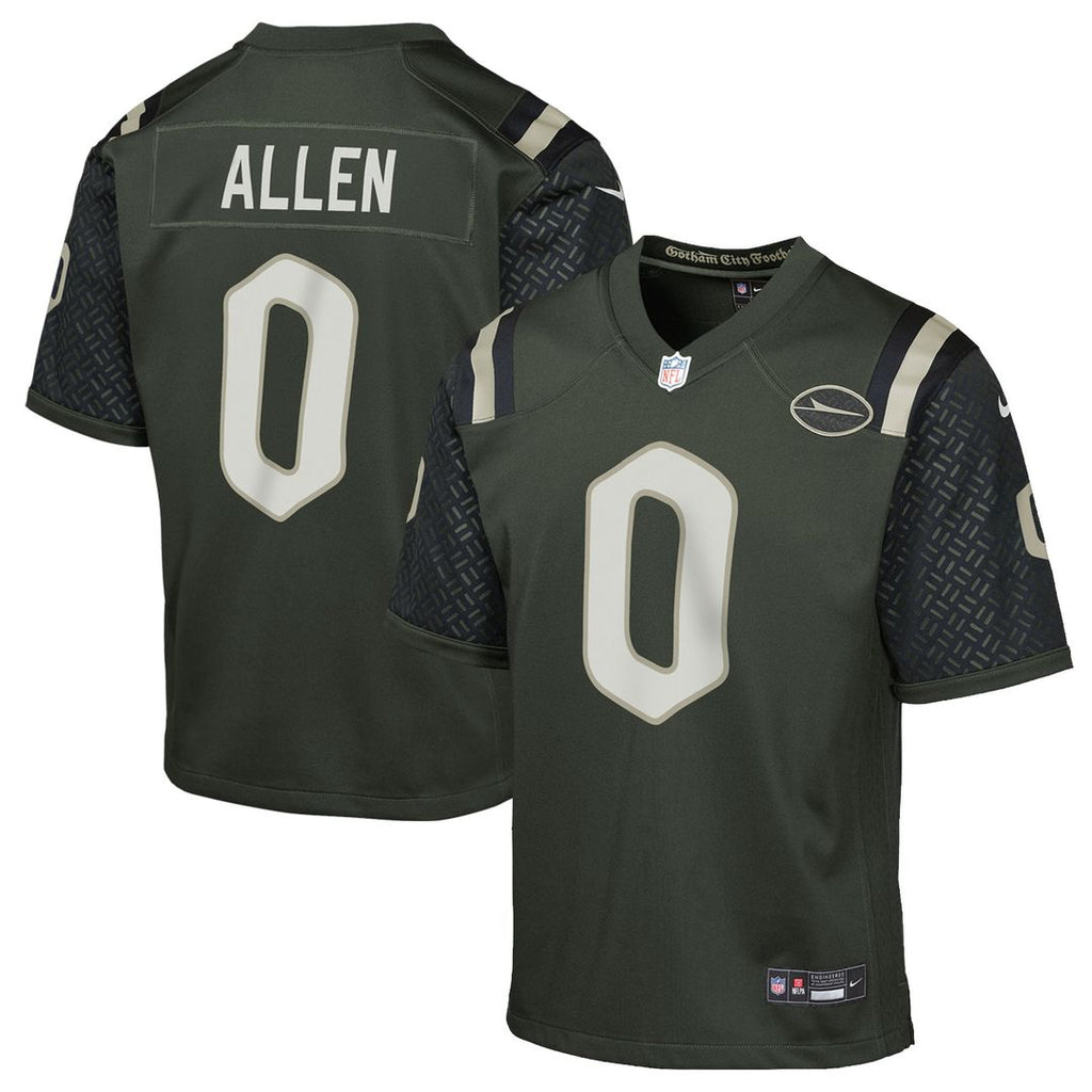 Braelon Allen New York Jets Youth 2025 Rivalries Collection Game Jersey - Gotham Green