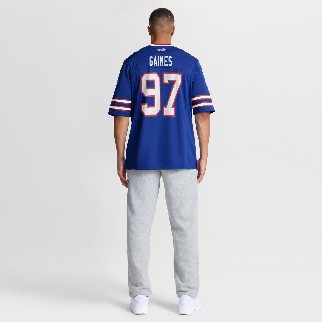 Greg Gaines Buffalo Bills Team Game Jersey - Royal
