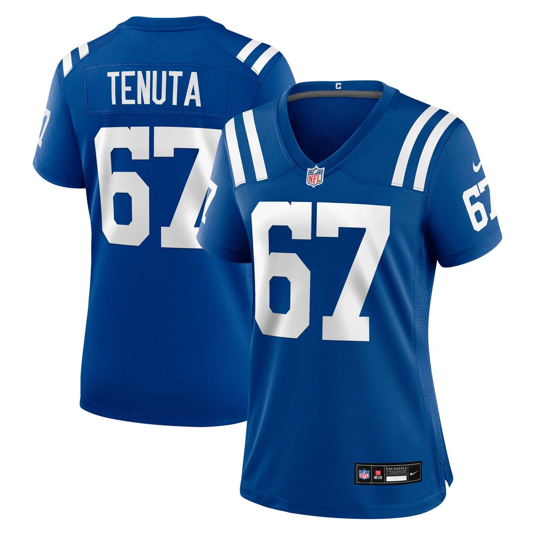Luke Tenuta Indianapolis Colts Women's Team Game Jersey - Royal