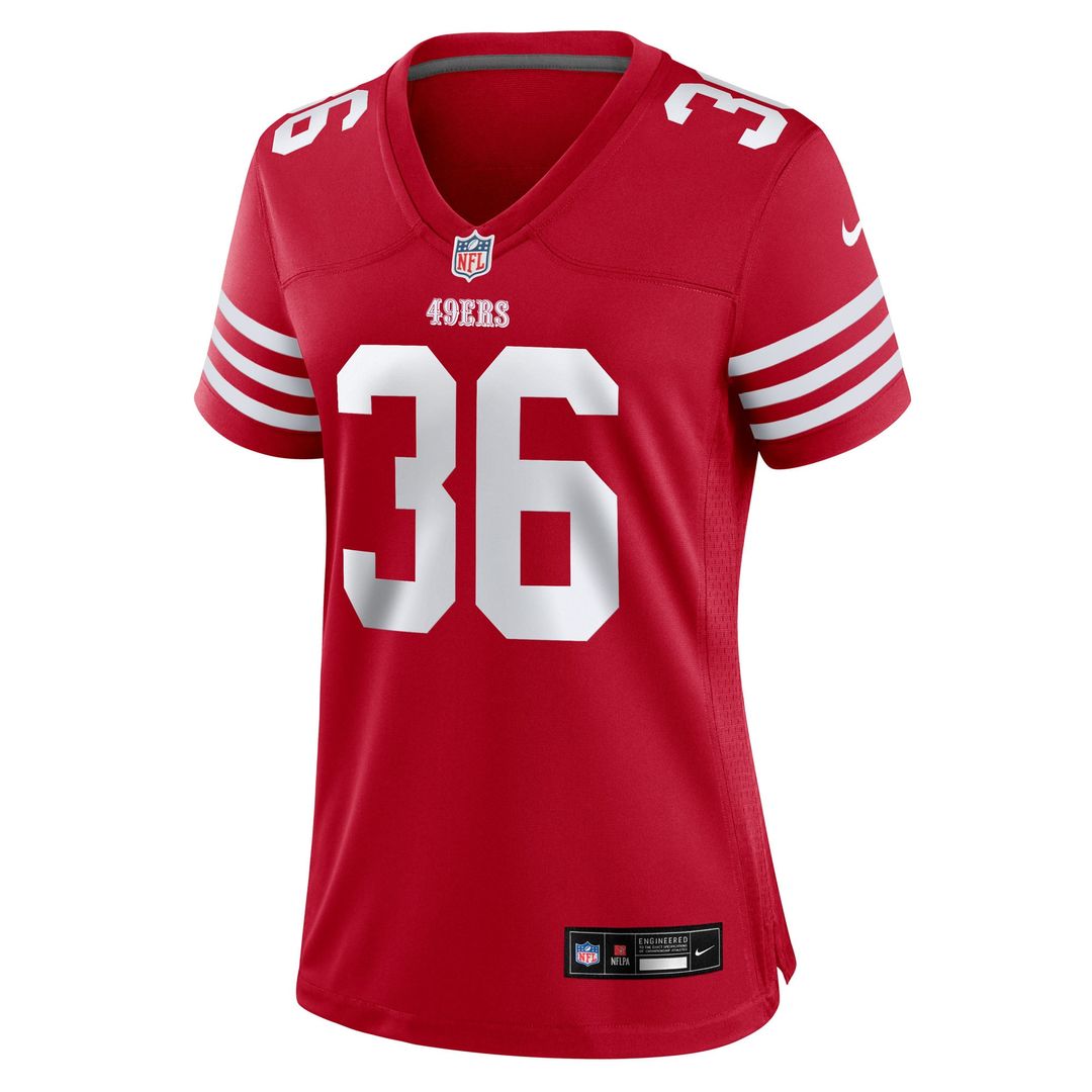 Marques Sigle San Francisco 49ers Women's Team Game Jersey - Scarlet