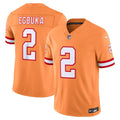 Emeka Egbuka Tampa Bay Buccaneers Alternate Vapor F.U.S.E. Stitched Limited Jersey - Creamsicle
