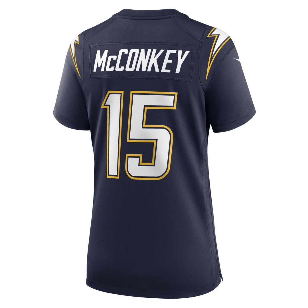 Ladd McConkey Los Angeles Chargers Women's Alternate Charger Power Game Jersey - Gold