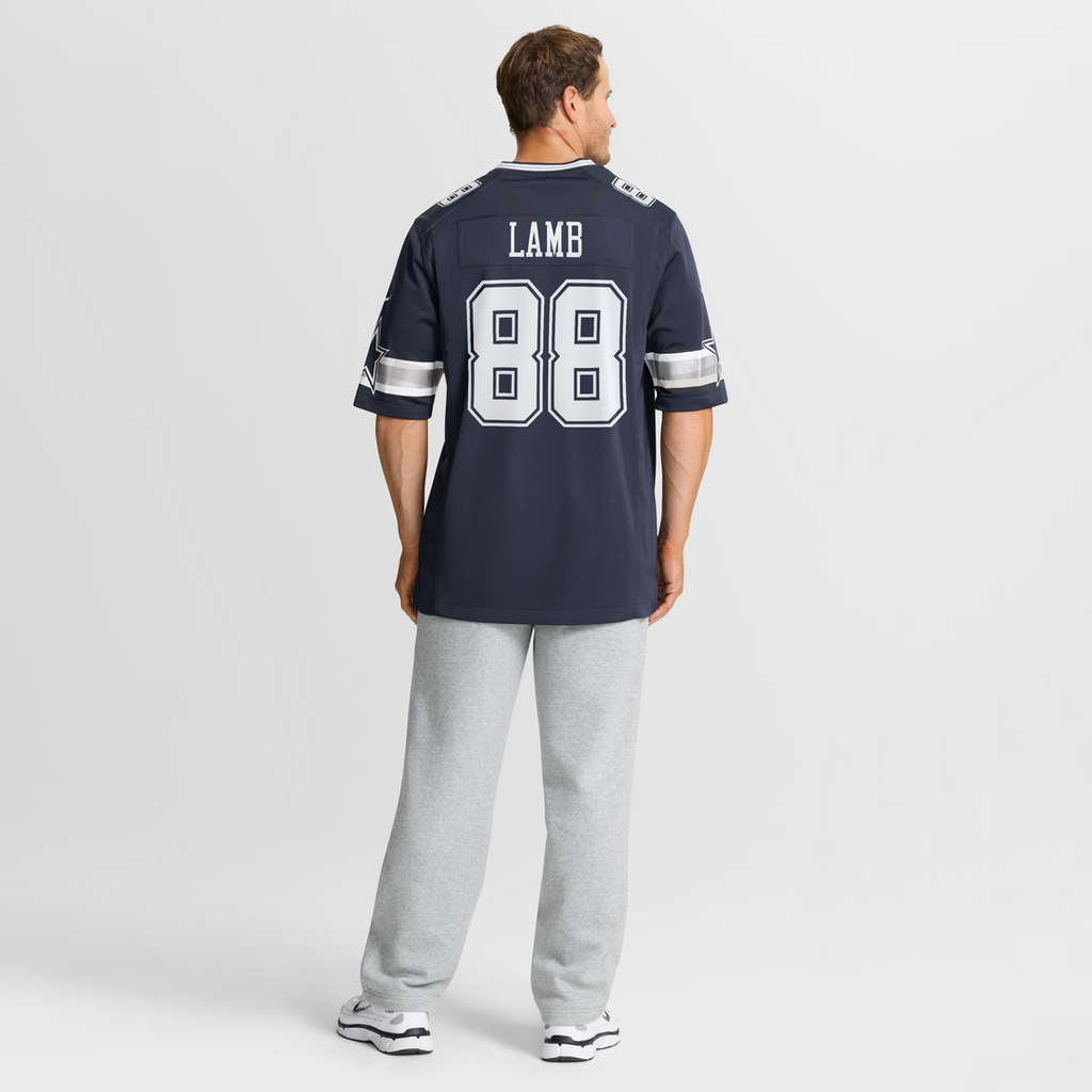 CeeDee Lamb Dallas Cowboys Game Jersey - Navy