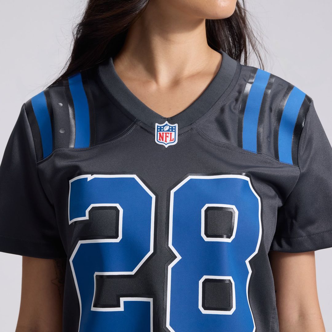 Jonathan Taylor Indianapolis Colts Women's 2026 Rivalries Collection Game Jersey - Anthracite