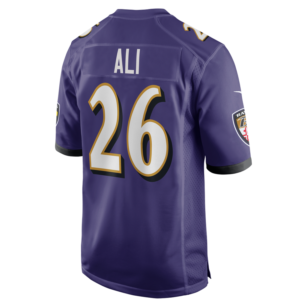 Rasheen Ali Baltimore Ravens Team Game Jersey - Purple