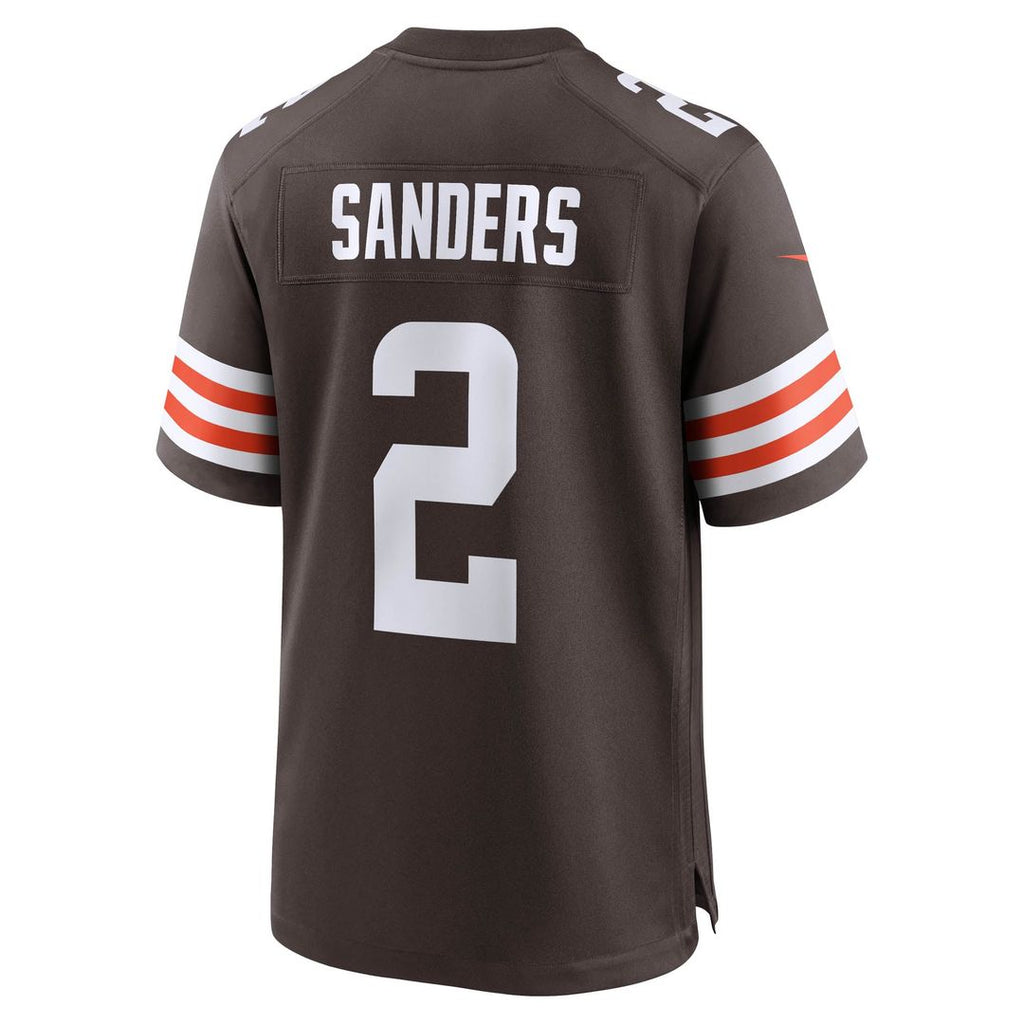 Shedeur Sanders Cleveland Browns Game Jersey - White