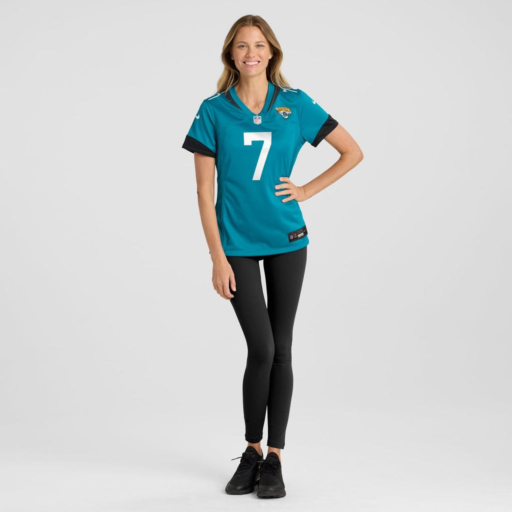 Byron Leftwich Jacksonville Jaguars Women's Alternate Retired Player Game Jersey - Black