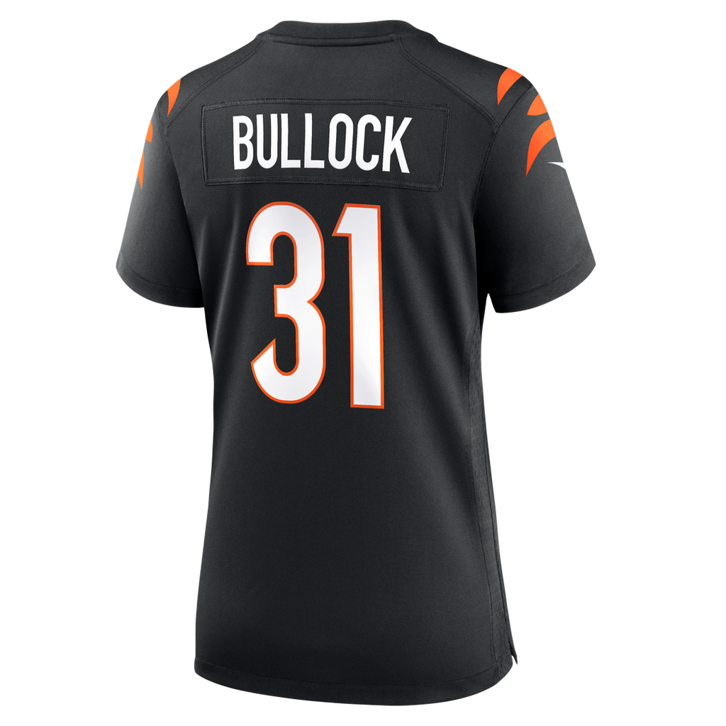 Kentrel Bullock Cincinnati Bengals Women's Team Game Jersey - Black