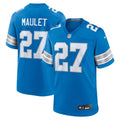 Arthur Maulet Detroit Lions Team Game Jersey - Blue