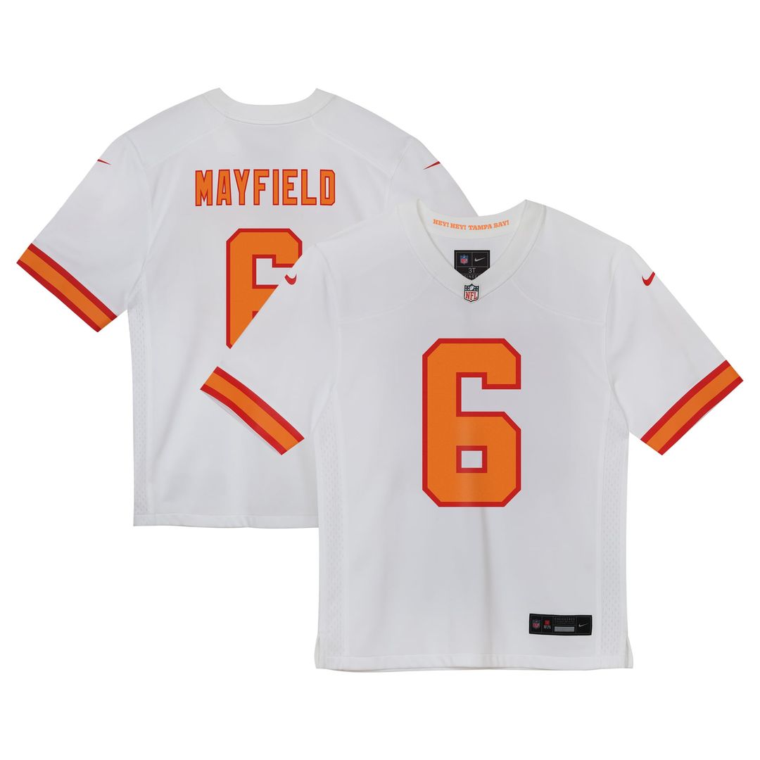 Baker Mayfield Tampa Bay Buccaneers Toddler Alternate Game Jersey - Pewter