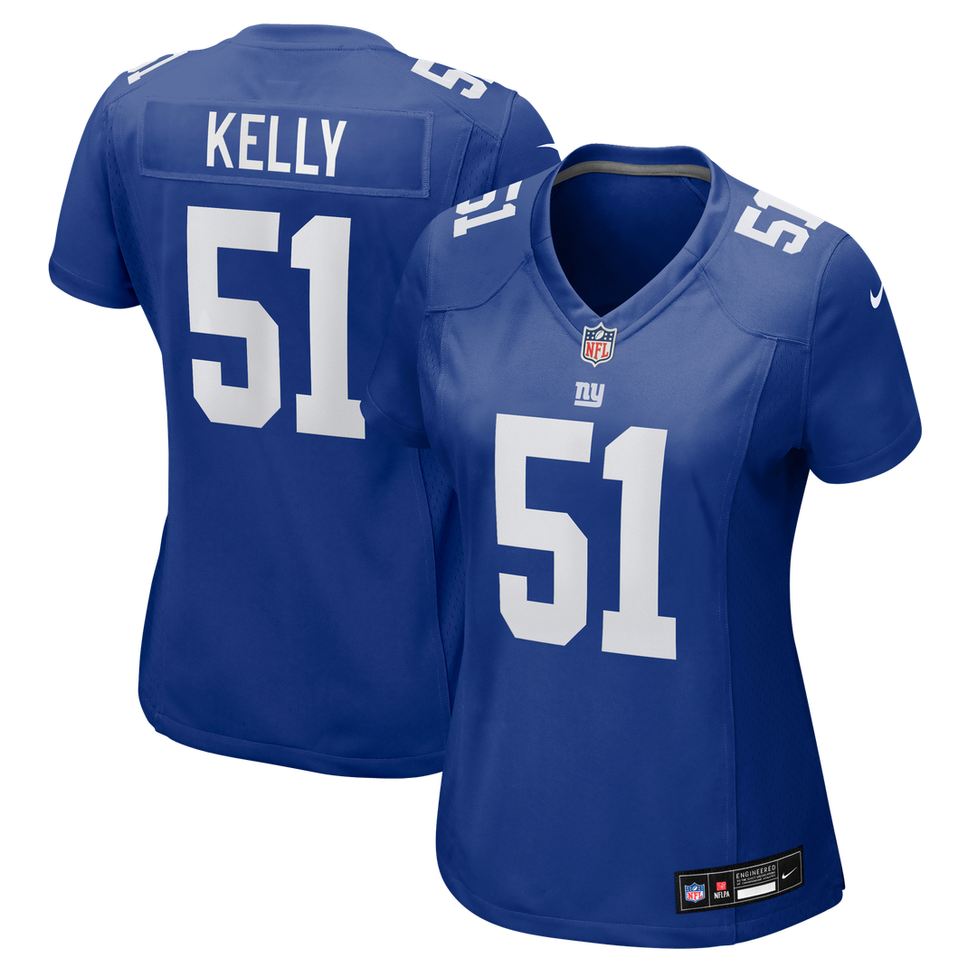 Jack Kelly New York Giants Women's Team Game Jersey - Royal