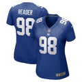 D.J. Reader New York Giants Women's Team Game Jersey - Royal