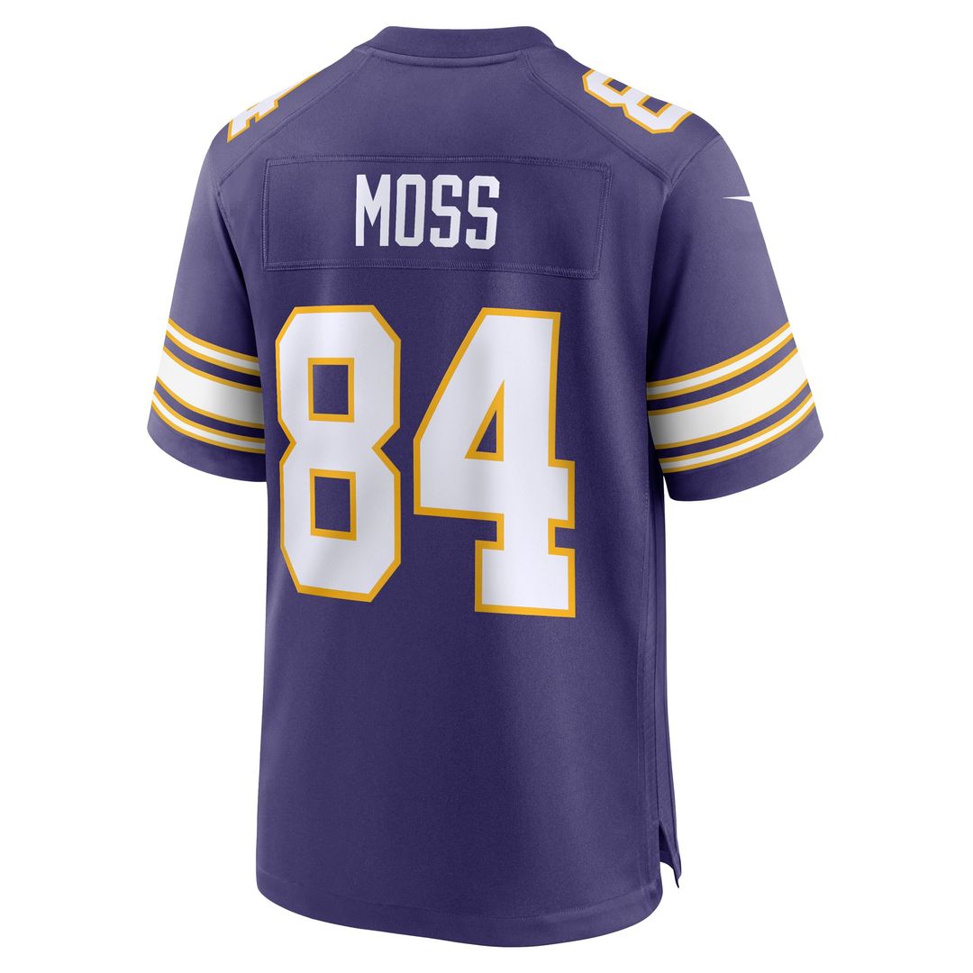 Randy Moss Minnesota Vikings Classic Retired Player Game Jersey - Purple