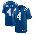 Adam Vinatieri Indianapolis Colts Team Retired Game Jersey - Royal