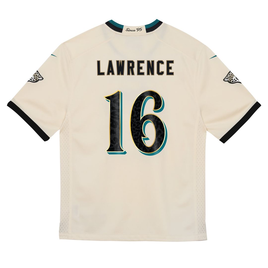 Trevor Lawrence Jacksonville Jaguars Preschool 2026 Rivalries Collection Game Jersey - Natural