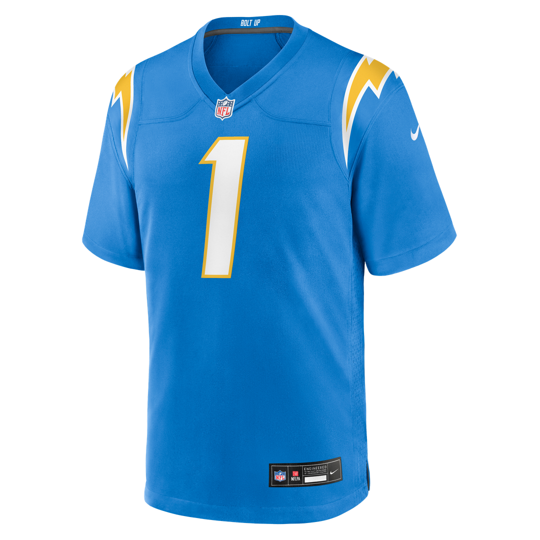Akheem Mesidor Los Angeles Chargers Team Game Jersey - Powder Blue