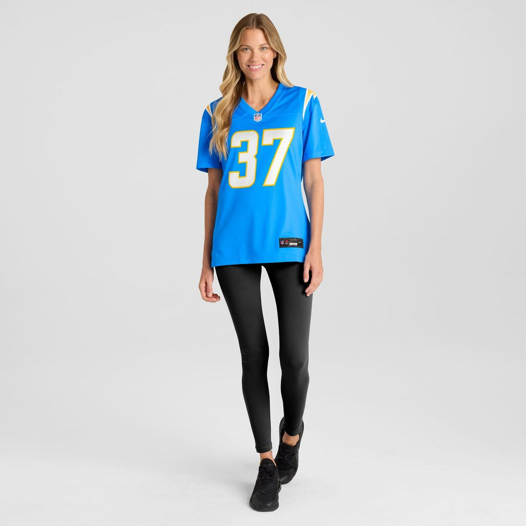 Tony Jefferson Los Angeles Chargers Women's Team Game Jersey - Powder Blue