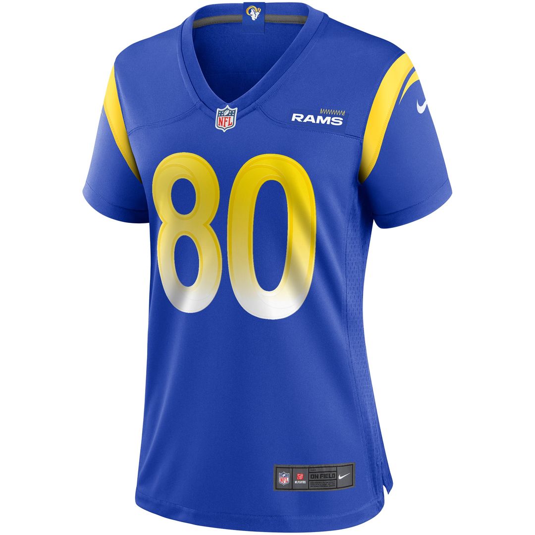 Isaac Bruce Los Angeles Rams Women's Game Retired Player Jersey - Royal