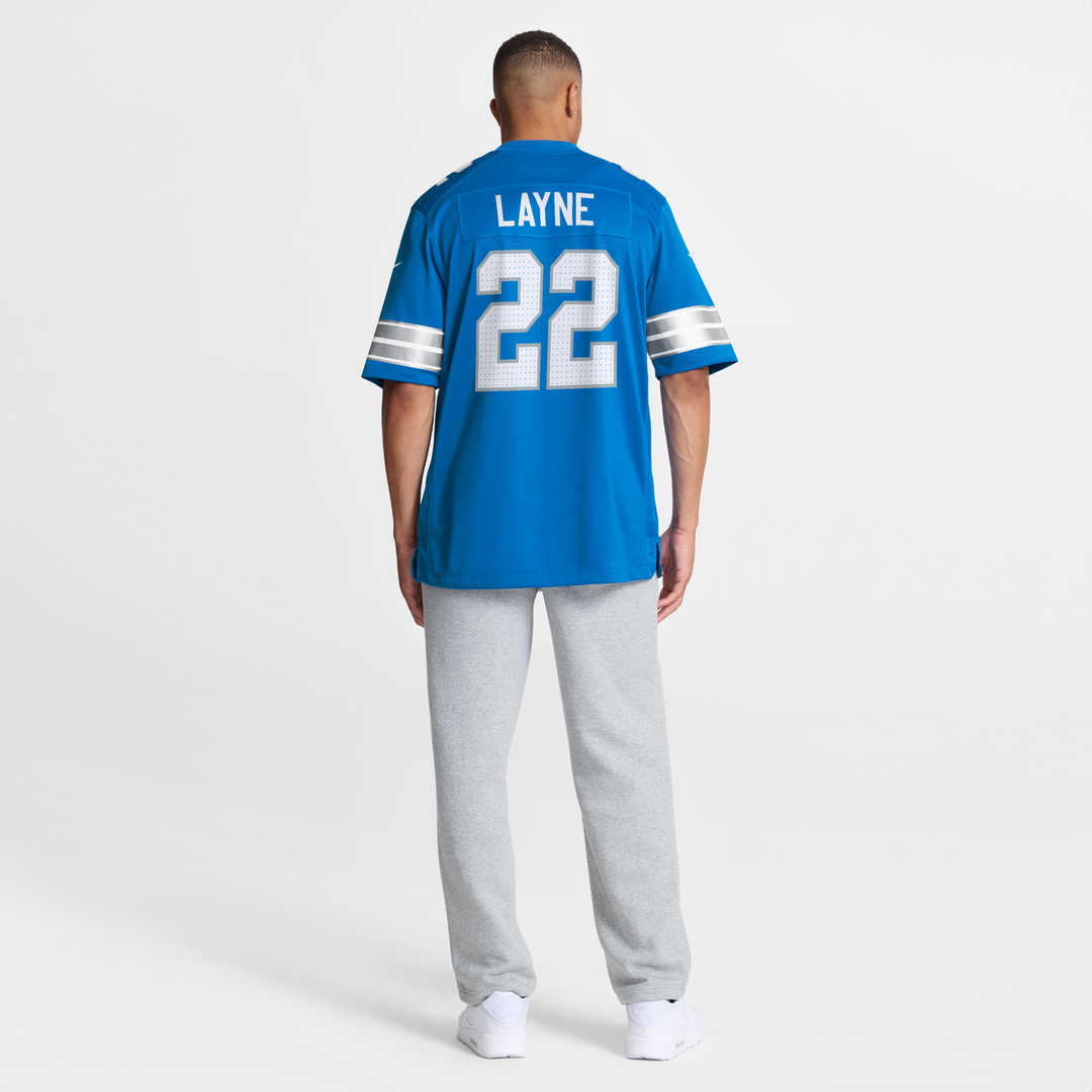 Bobby Layne Detroit Lions Retired Player Game Jersey - Blue