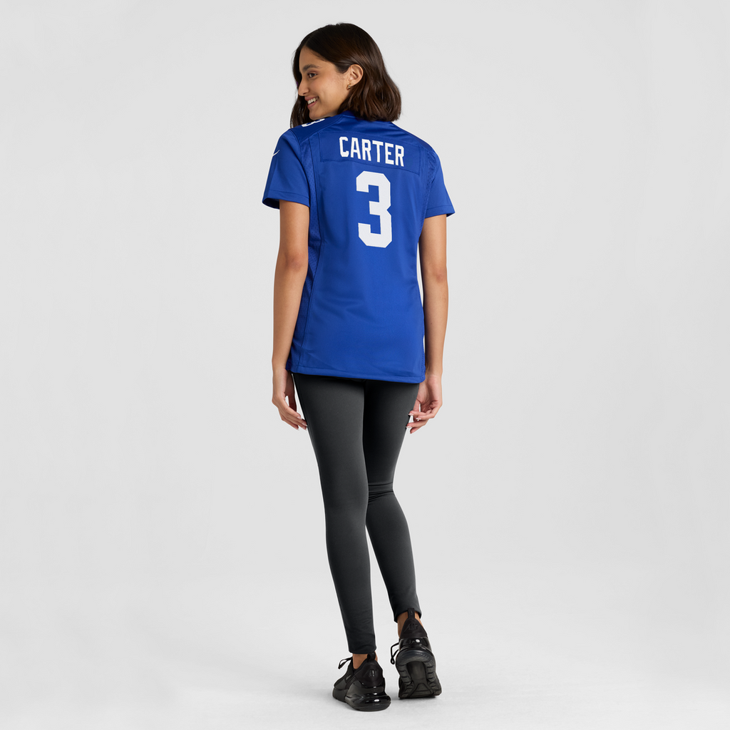 Abdul Carter New York Giants Women's Team Game Jersey - Royal