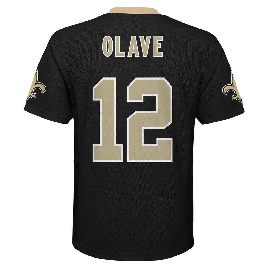 Chris Olave New Orleans Saints Youth Replica Jersey - Black