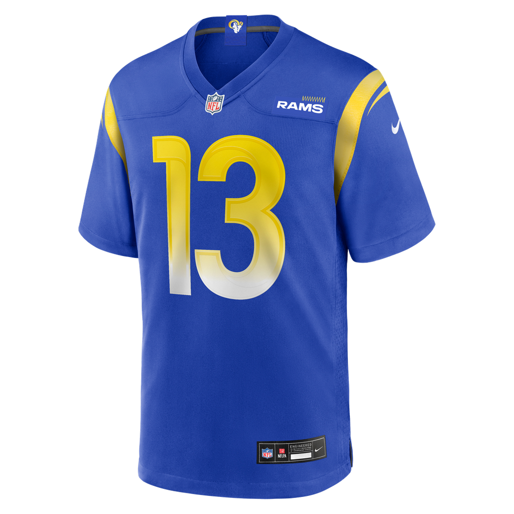 Kurt Warner Los Angeles Rams Game Retired Player Jersey - Royal