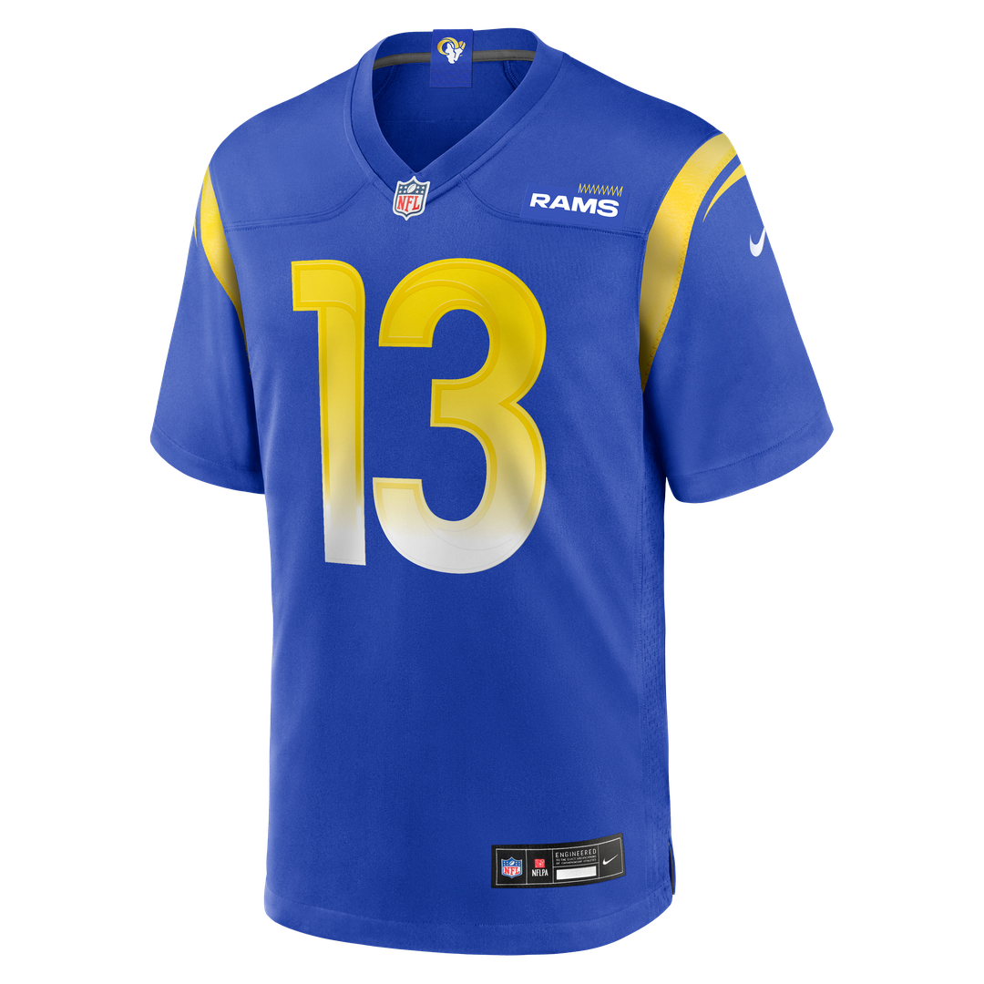 Kurt Warner Los Angeles Rams Game Retired Player Jersey - Royal