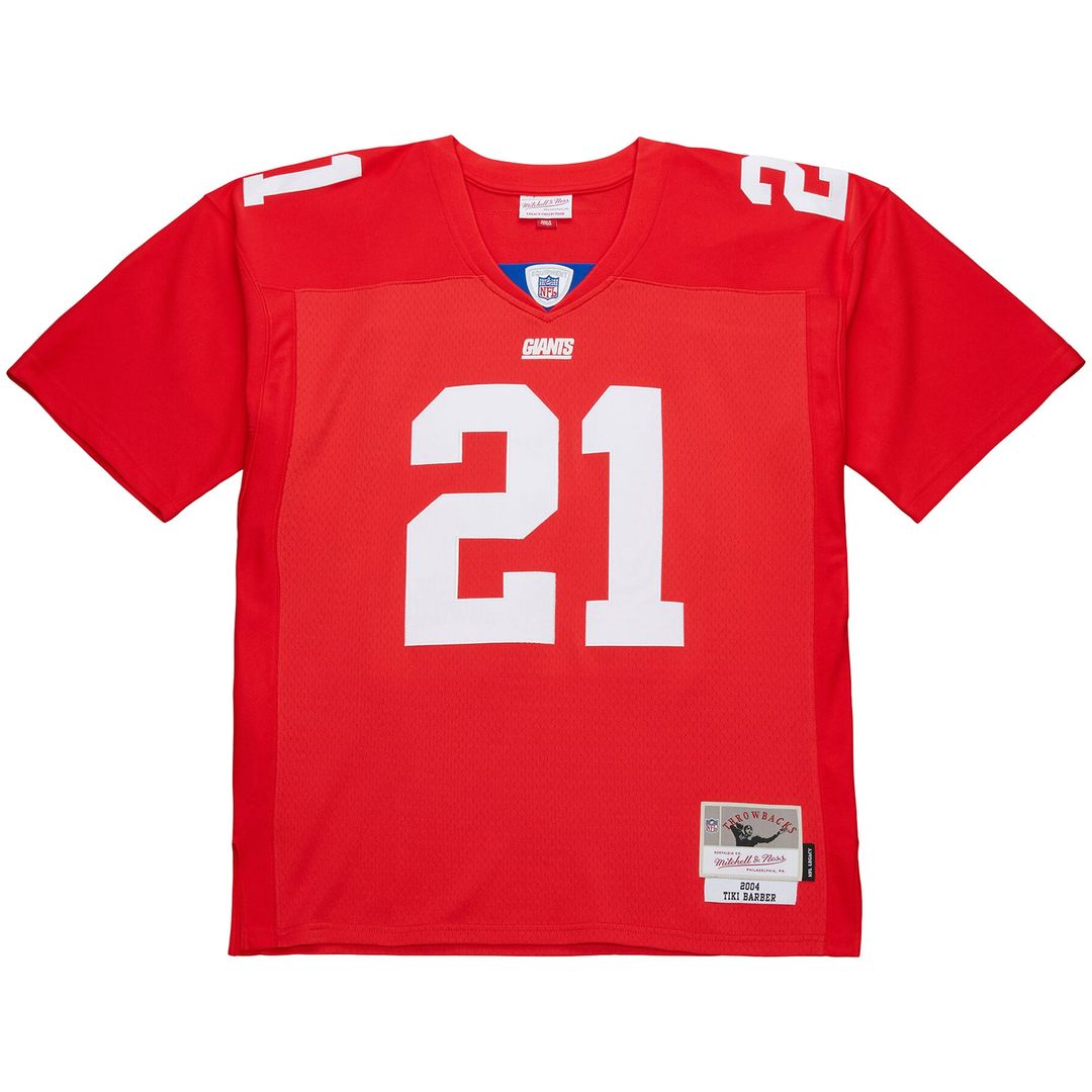 Tiki Barber New York Giants 2004 Legacy Replica Jersey - Red