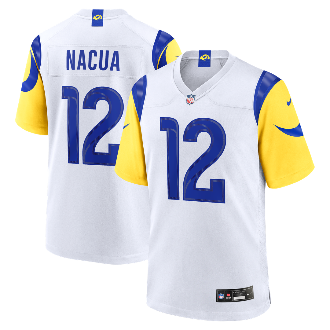 Puka Nacua Los Angeles Rams Team Game Player Jersey - Royal
