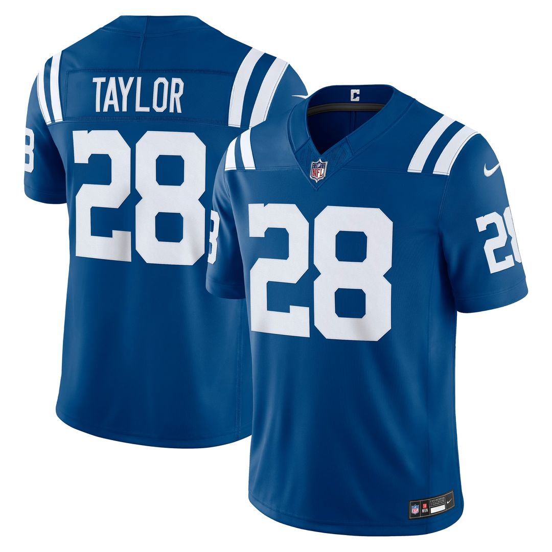 Jonathan Taylor Indianapolis Colts Team Vapor F.U.S.E. Stitched Limited Jersey - Royal