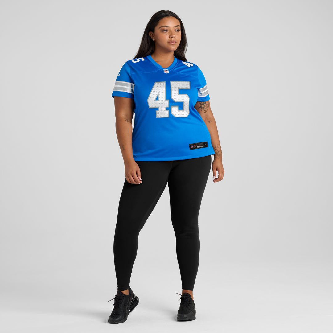 Devin White Detroit Lions Women's Team Game Jersey - Blue