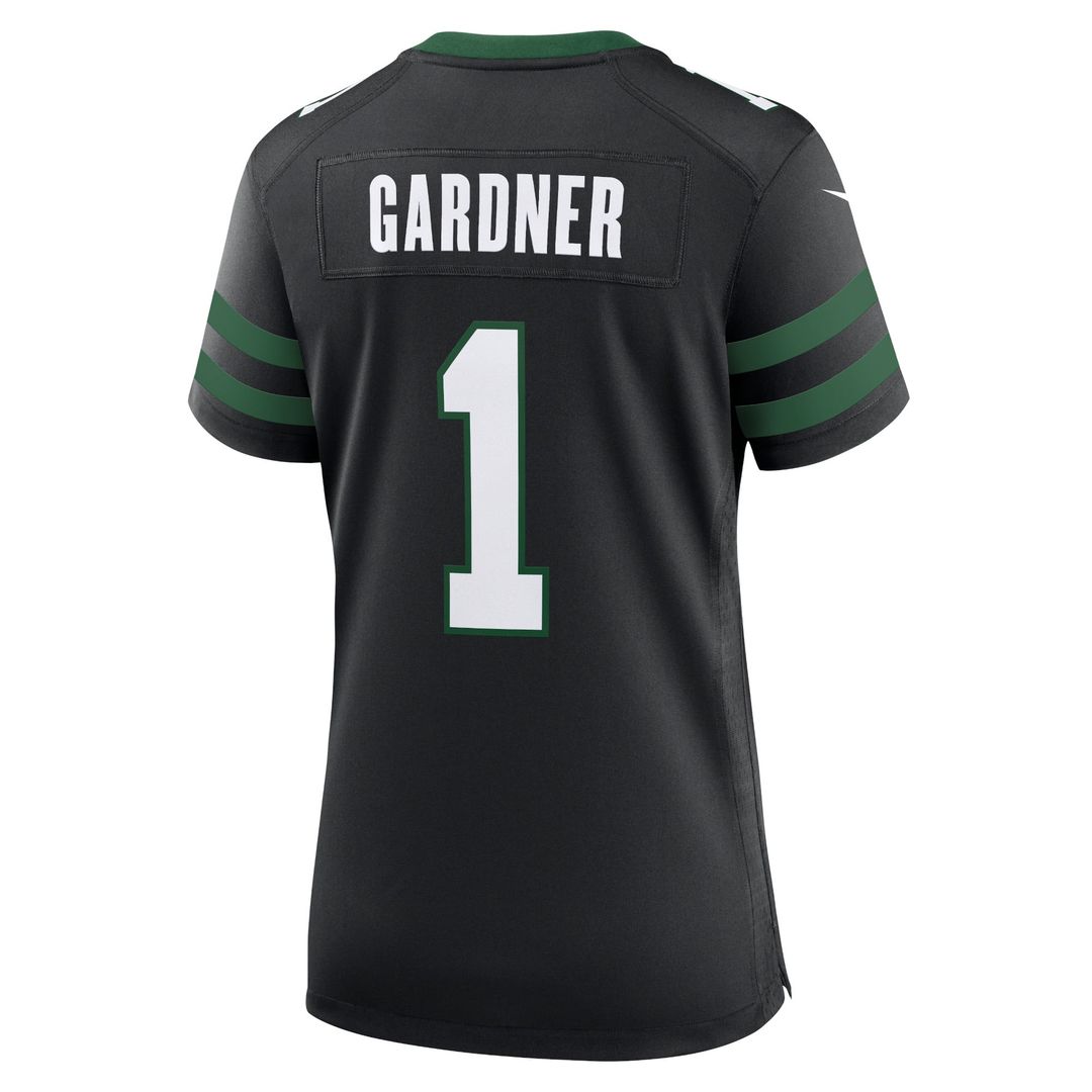 Ahmad Sauce Gardner New York Jets Women's Alternate Game Jersey - Legacy Black