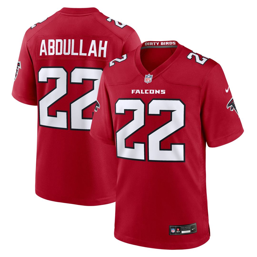 Yasir Abdullah Atlanta Falcons Team Game Jersey - Red