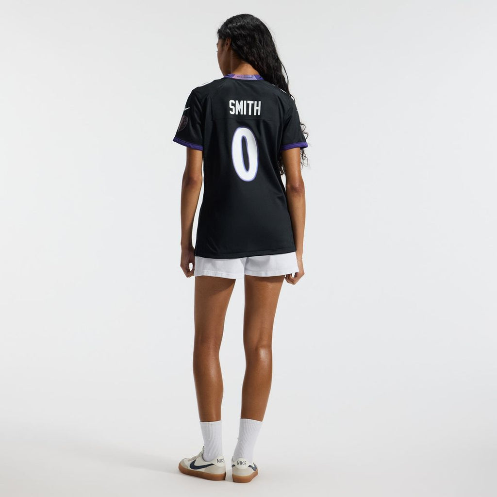 Roquan Smith Baltimore Ravens Women's Team Game Jersey - Purple