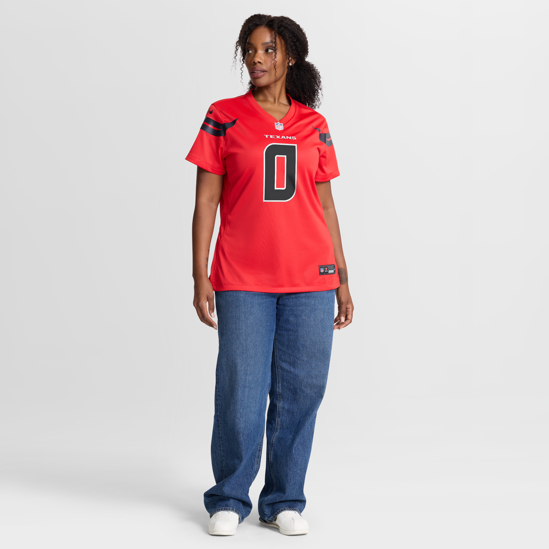 Azeez Al - Shaair Houston Texans Women's Alternate Game Jersey - Red